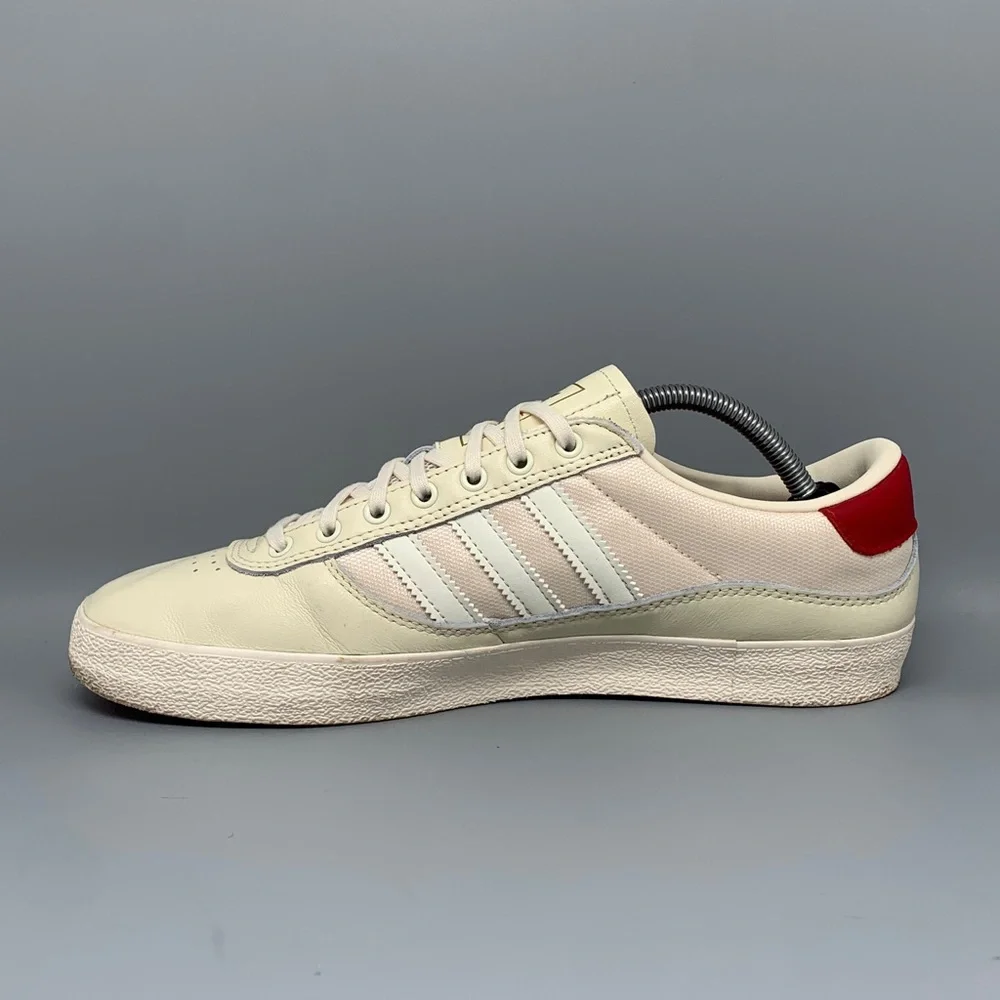 Adidas‎ Puig Indoor White Red Soccer Shoes GW3150 Men’s Sz 10.5
